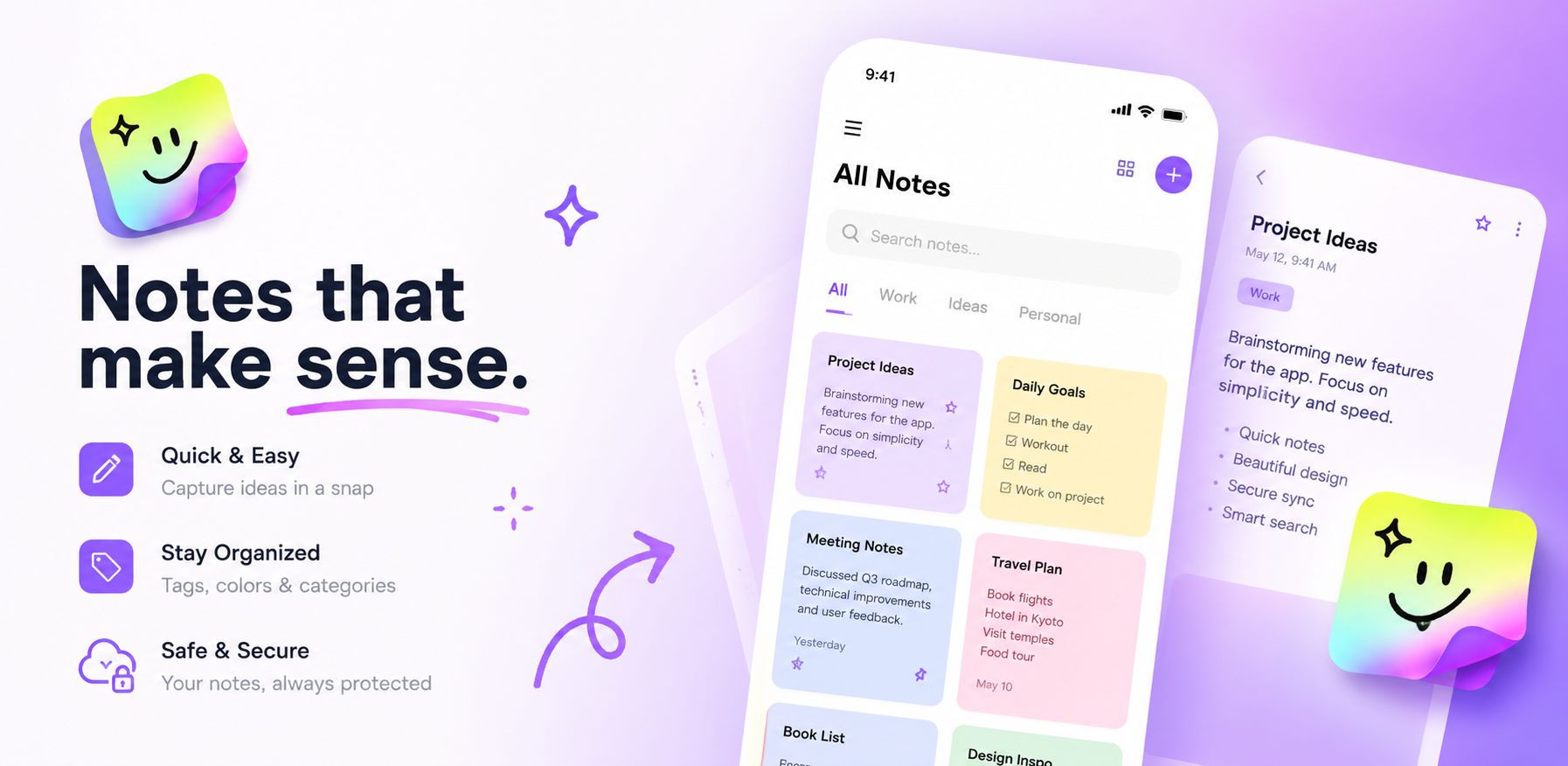 ThinkNote Application Dashboard Banner